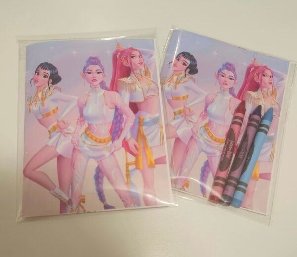 KPOP DEMON HUNTERS COLORING BOOK